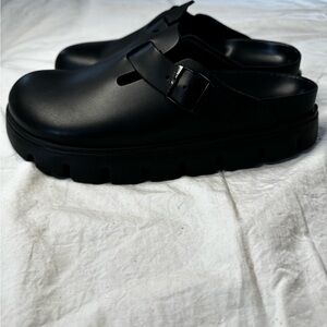 Birkenstock Black Boston Chunky Clog